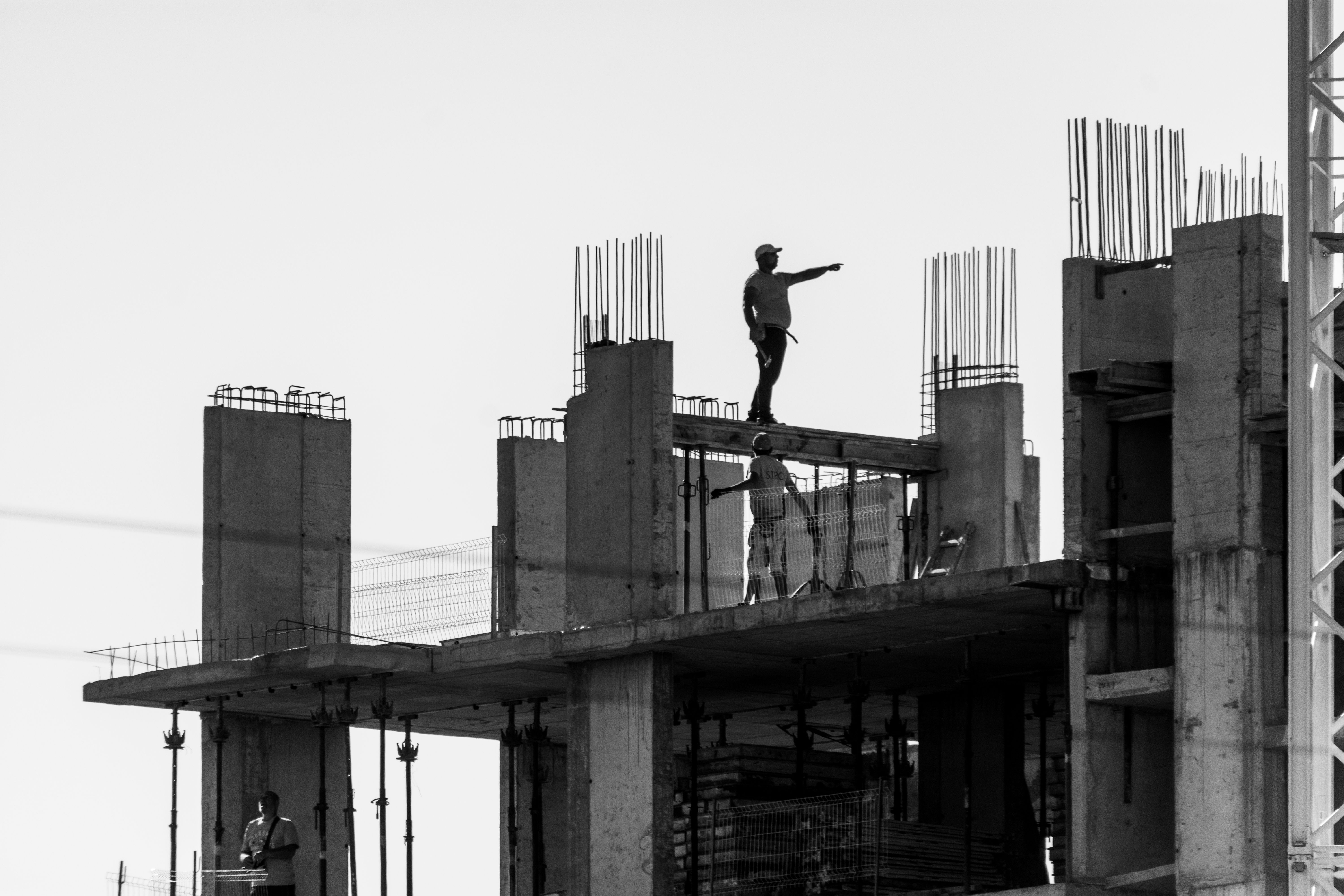 Construction site panorama